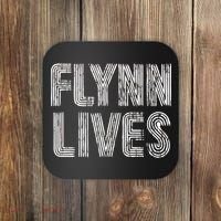 Flynn Lives Retro Logo Coaster thumb 0