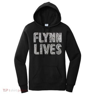 Flynn Lives Retro Logo Women's Hoodie