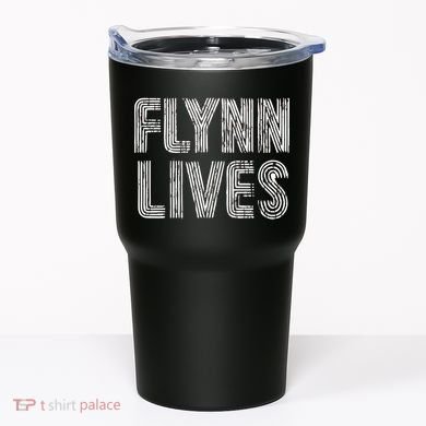 Flynn Lives Retro Logo Tumbler