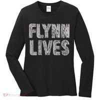 Flynn Lives Retro Logo Women's Long Sleeve Shirt thumb 0