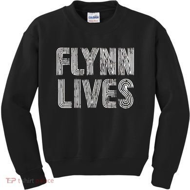Flynn Lives Retro Logo Kids Sweatshirt