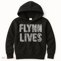Flynn Lives Retro Logo Kids Hoodie thumb 0
