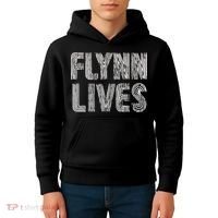Flynn Lives Retro Logo Kids Hoodie thumb 4