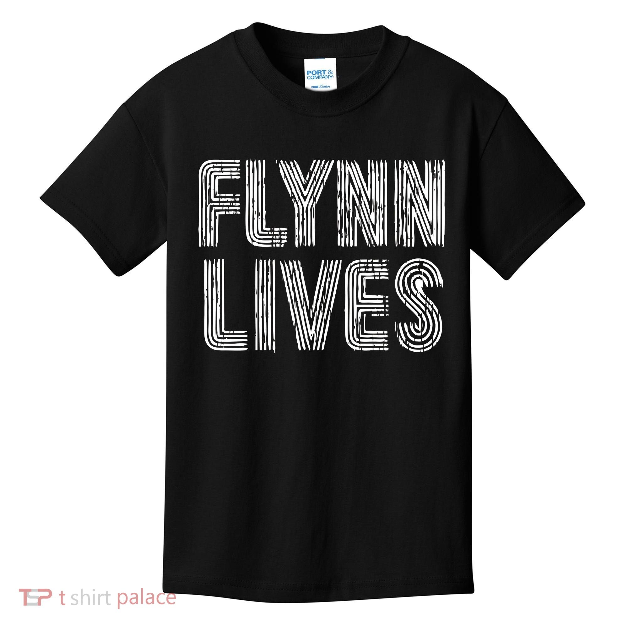 Flynn Lives Retro Logo Kids T-Shirt