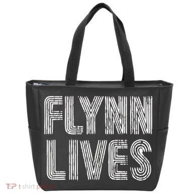 Flynn Lives Retro Logo Tote Bag