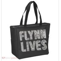 Flynn Lives Retro Logo Tote Bag thumb 2