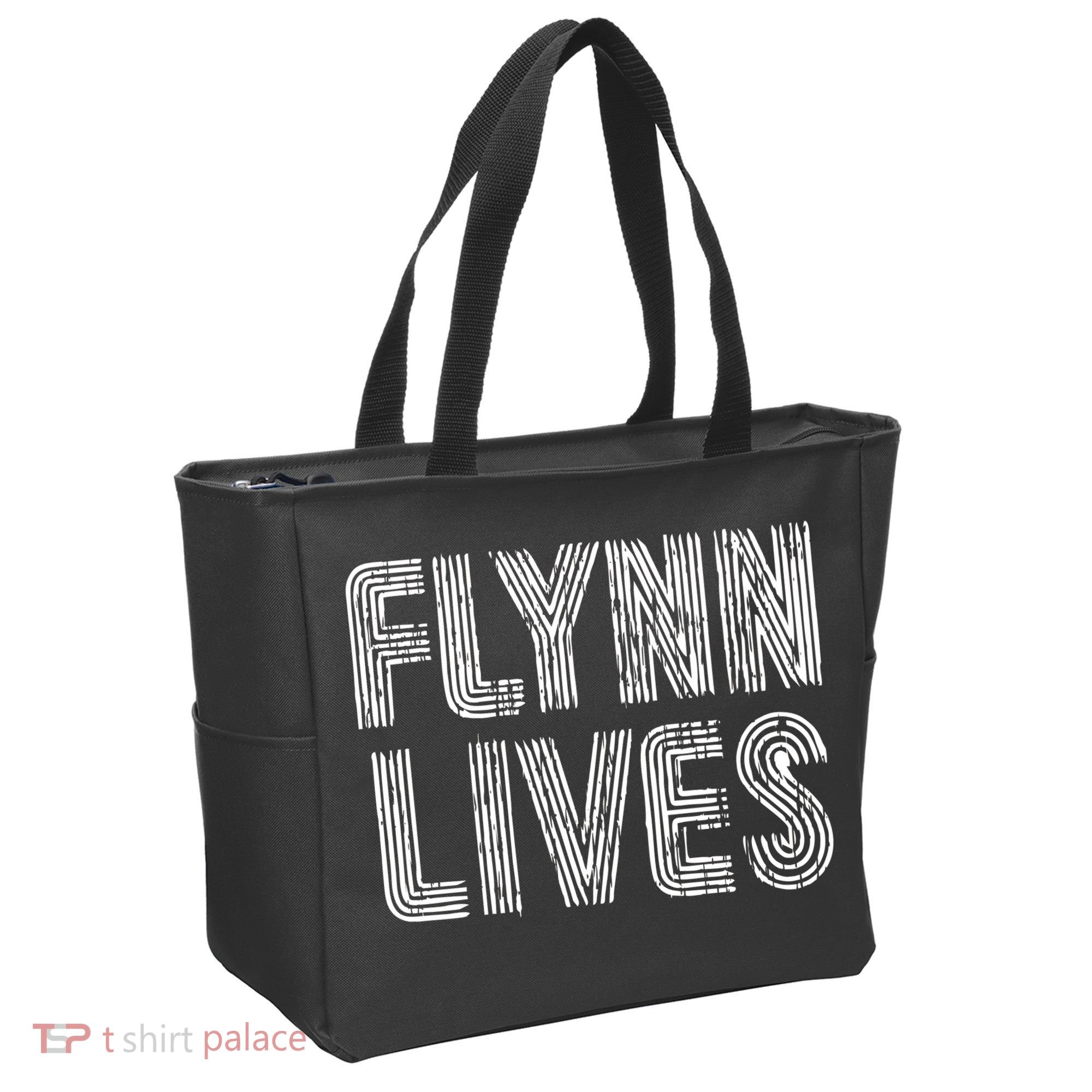 Flynn Lives Retro Logo Tote Bag
