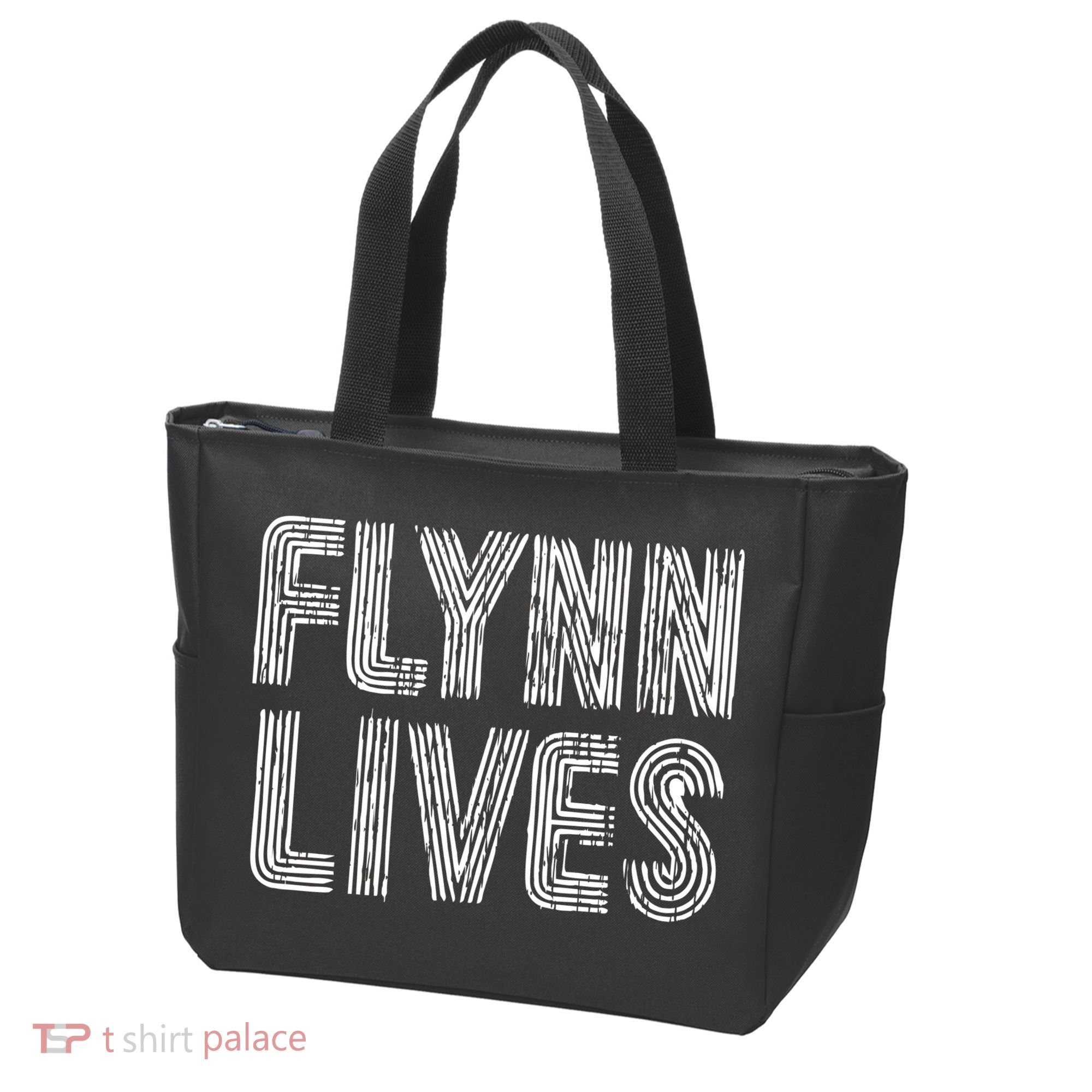 Flynn Lives Retro Logo Tote Bag