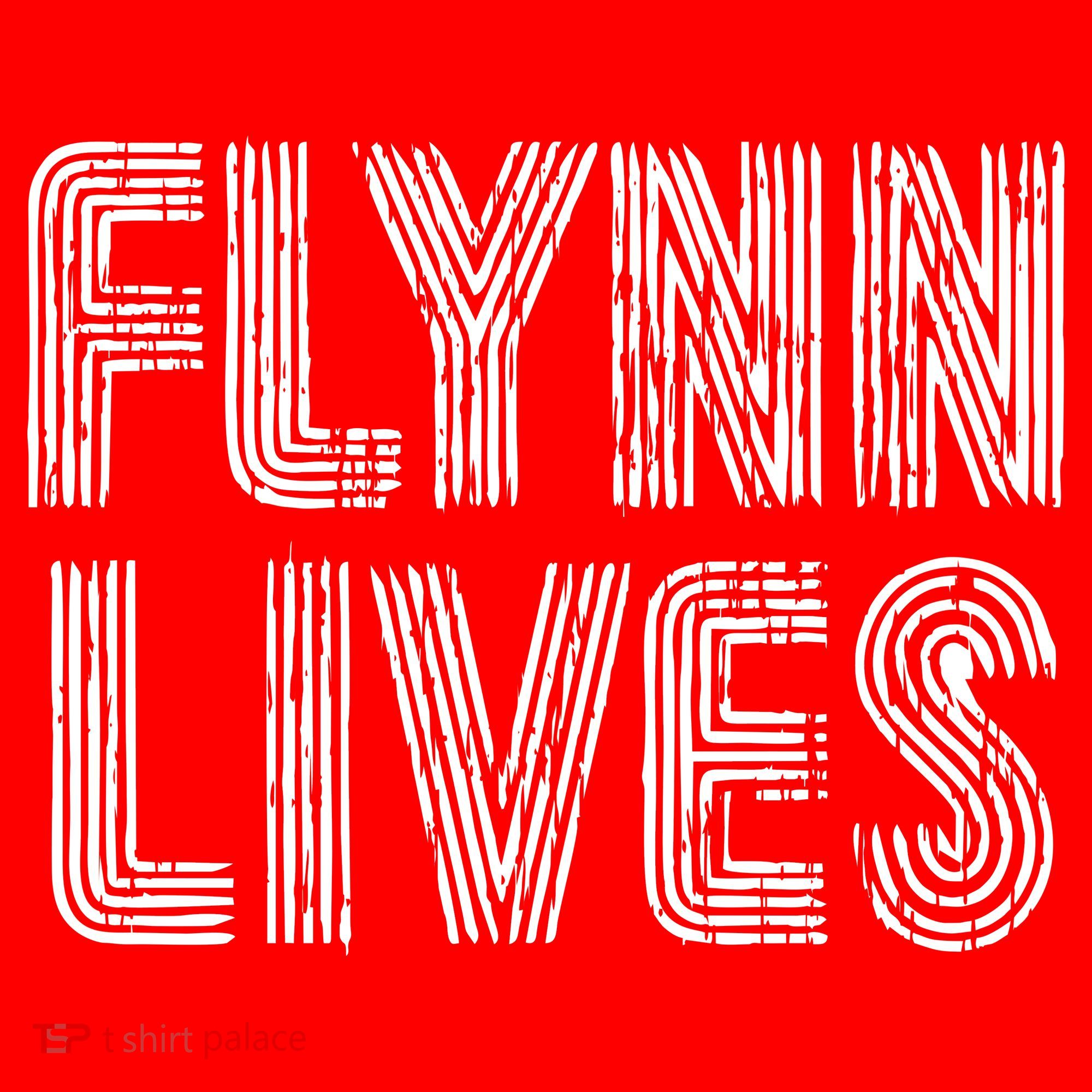 Flynn Lives Retro Logo Santa Hat
