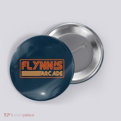 Flynn's Arcade Vintage Retro 80's Logo Button
