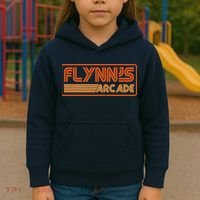 Flynn's Arcade Vintage Retro 80's Logo Kids Hoodie thumb 3
