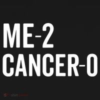 Funny Me 2 Cancer 0 I Beat Cancer Twice Brave Survivor Cute Women's Hoodie thumb 2