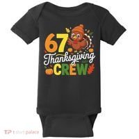 Family Matching 67 Thanksgiving Crew Cute Turkey Baby Bodysuit thumb 0