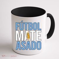 Futbol Mate Asado Argentina Pride Coffee Mug thumb 1