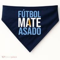 Futbol Mate Asado Argentina Pride USA-Made Doggie Bandana thumb 0
