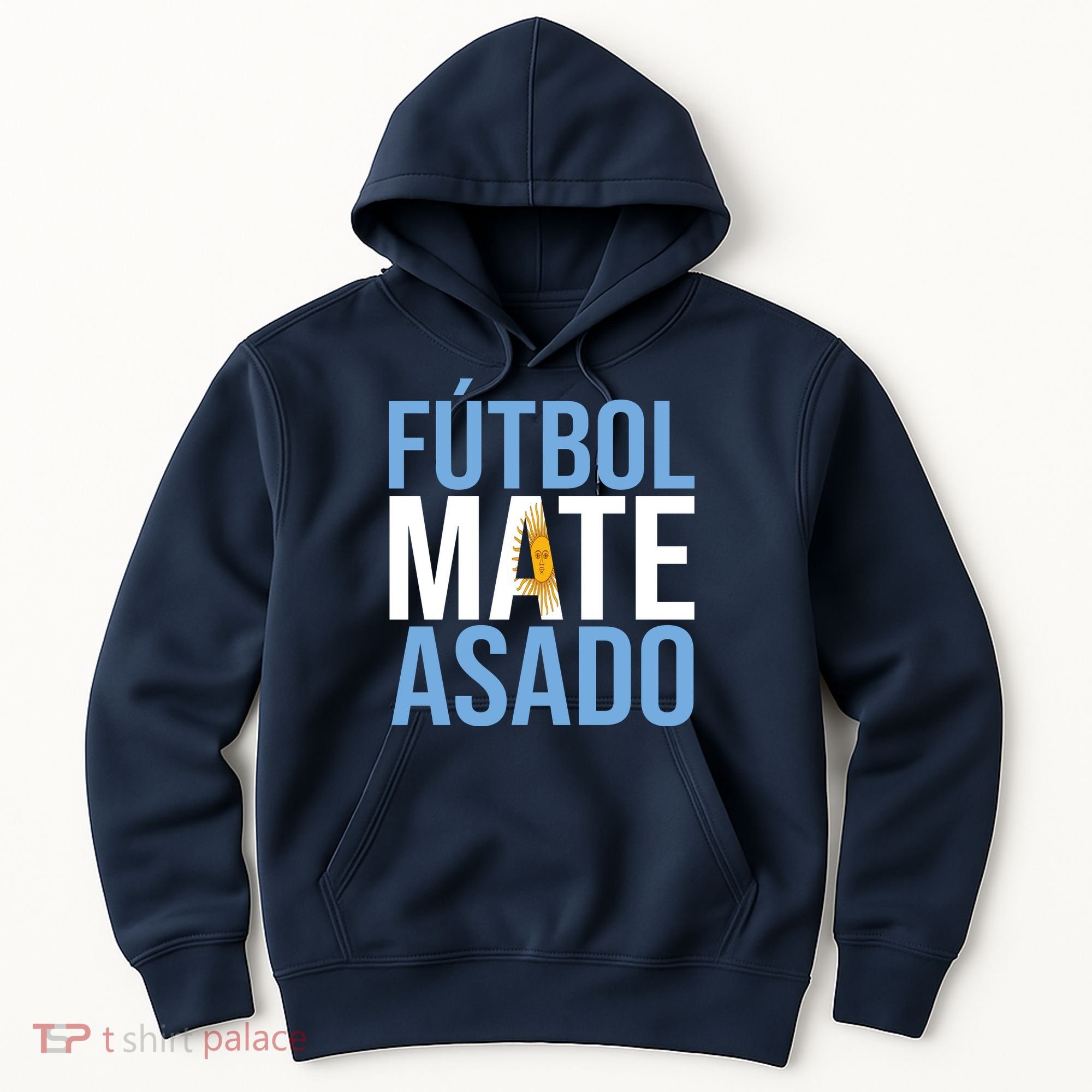 Futbol Mate Asado Argentina Pride Hoodie