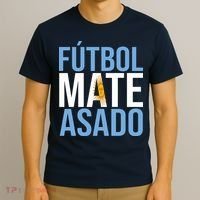 Futbol Mate Asado Argentina Pride T-Shirt thumb 3