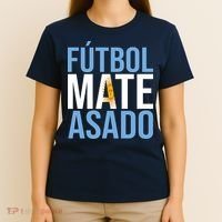 Futbol Mate Asado Argentina Pride T-Shirt thumb 4