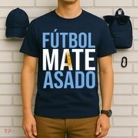Futbol Mate Asado Argentina Pride T-Shirt thumb 6