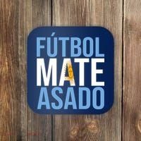Futbol Mate Asado Argentina Pride Coaster thumb 0