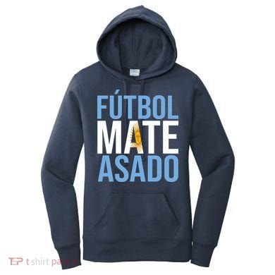 Futbol Mate Asado Argentina Pride Women's Hoodie