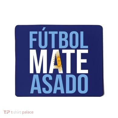 Futbol Mate Asado Argentina Pride Mousepad