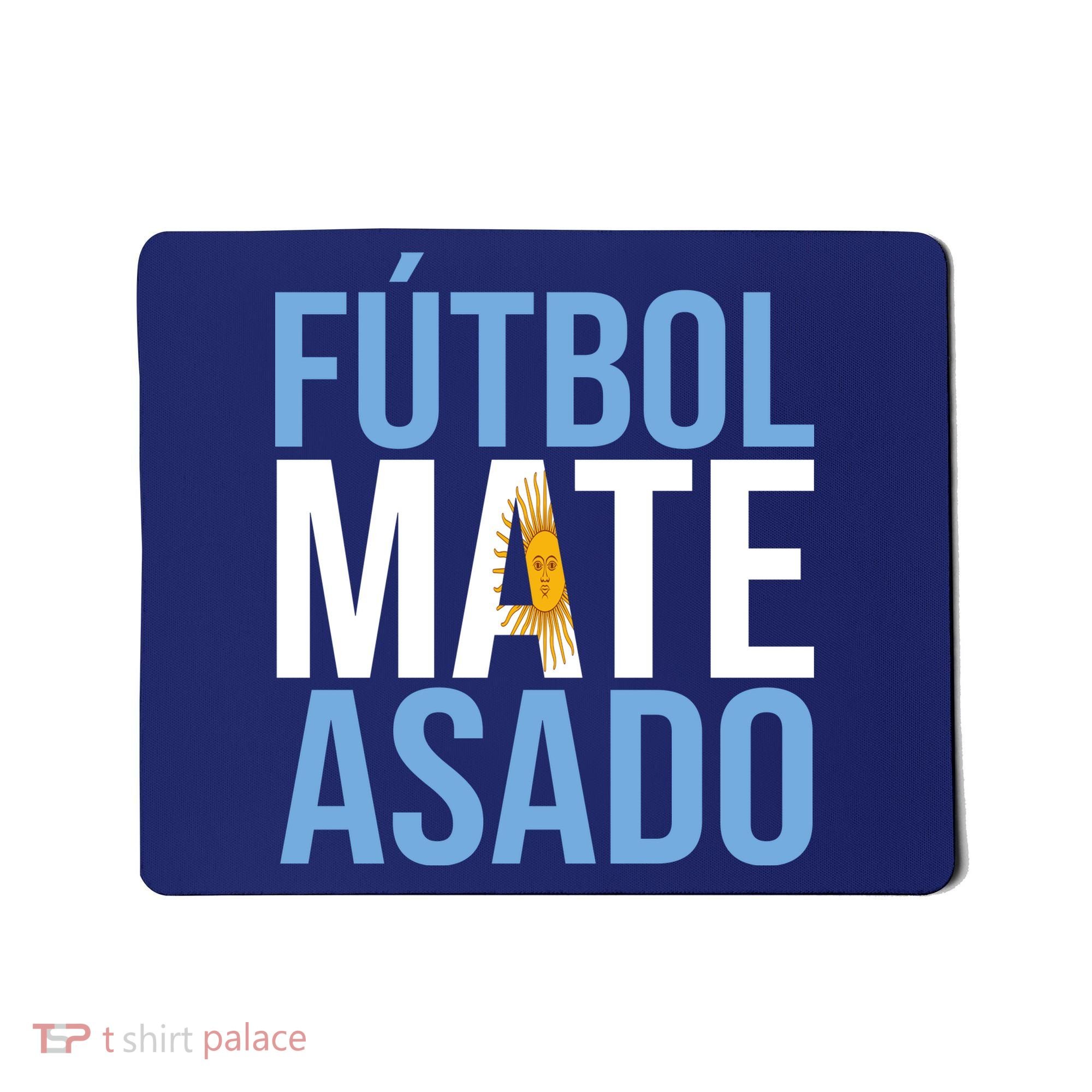 Futbol Mate Asado Argentina Pride Mousepad