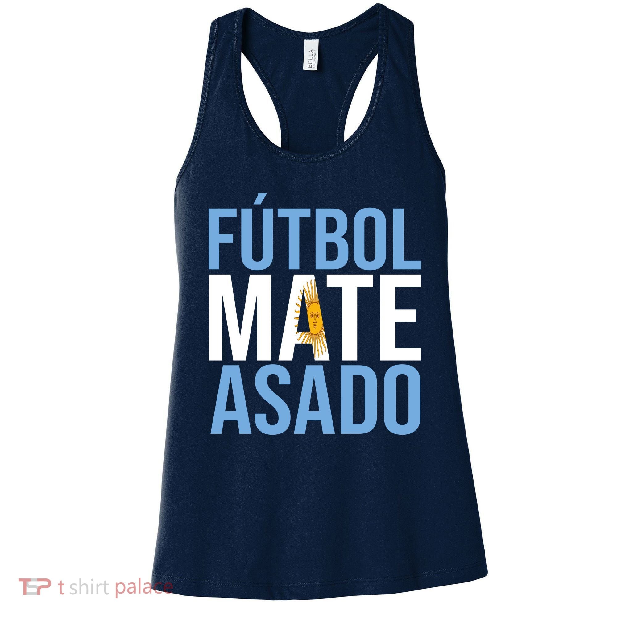 Futbol Mate Asado Argentina Pride Women's Tank Top