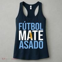 Futbol Mate Asado Argentina Pride Women's Tank Top thumb 3