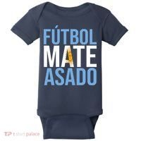 Futbol Mate Asado Argentina Pride Baby Bodysuit thumb 0