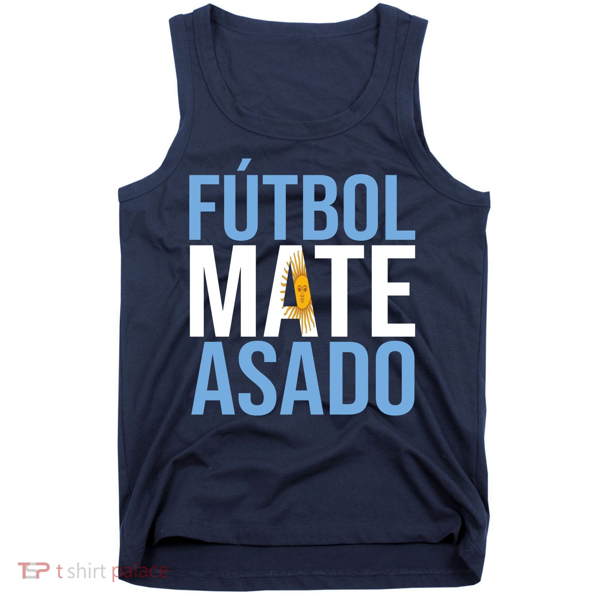 Futbol Mate Asado Argentina Pride Tank Top