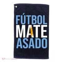 Futbol Mate Asado Argentina Pride Golf Towel thumb 0