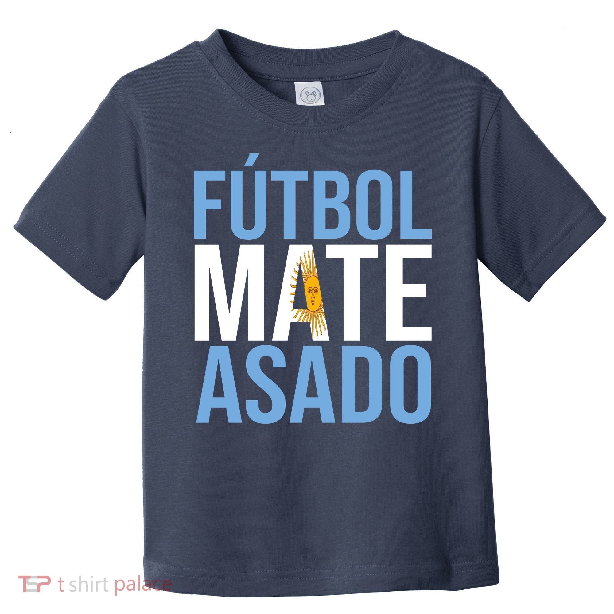 Futbol Mate Asado Argentina Pride Toddler T-Shirt