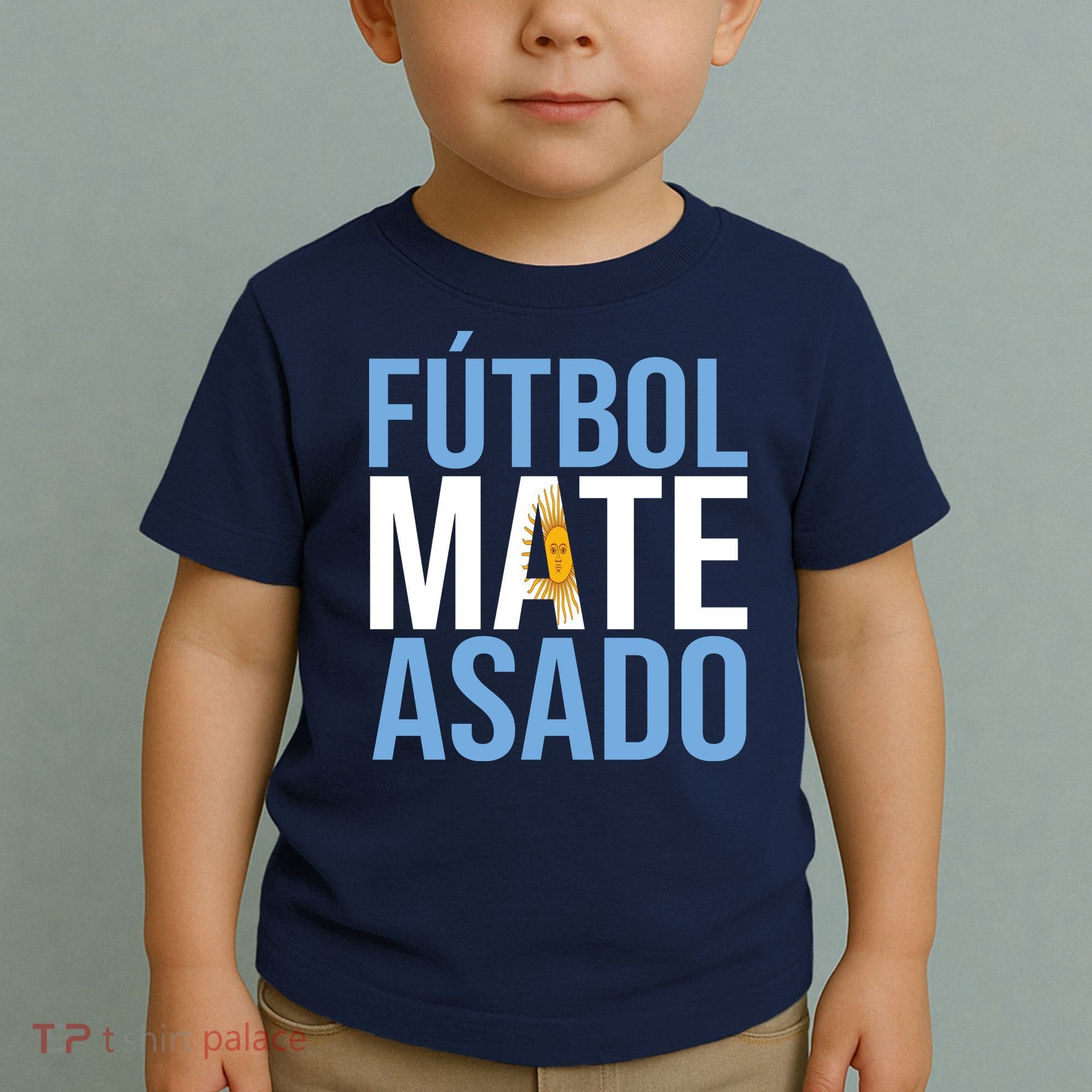 Futbol Mate Asado Argentina Pride Toddler T-Shirt