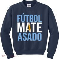 Futbol Mate Asado Argentina Pride Kids Sweatshirt thumb 0