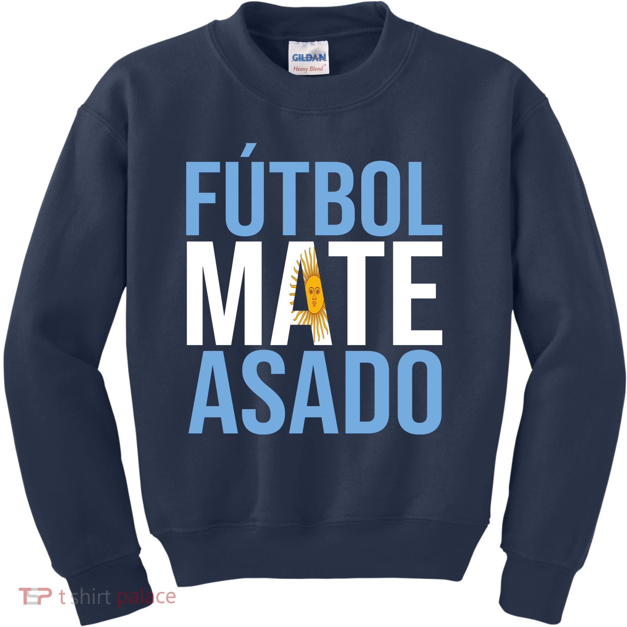 Futbol Mate Asado Argentina Pride Kids Sweatshirt
