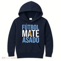 Futbol Mate Asado Argentina Pride Kids Hoodie thumb 0