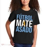 Futbol Mate Asado Argentina Pride Kids T-Shirt thumb 2