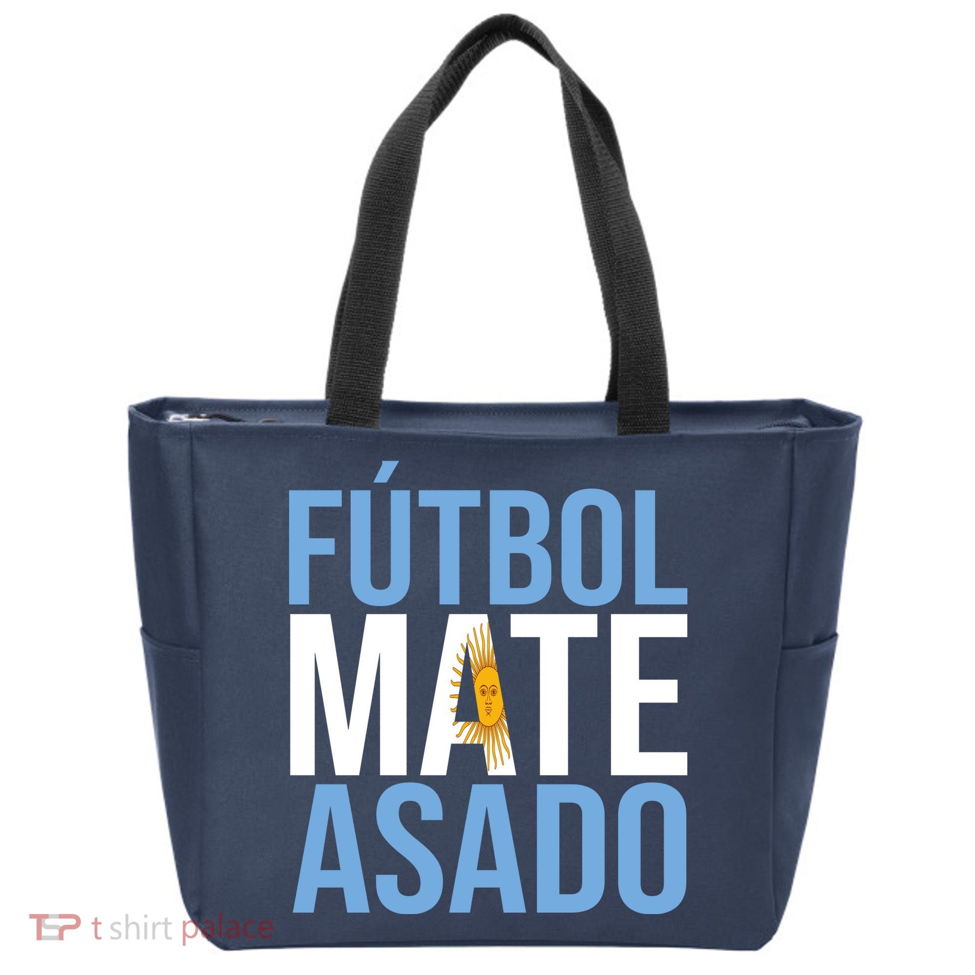 Futbol Mate Asado Argentina Pride Tote Bag