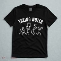 Funny Music Art For Women Musical Note Gag Music Lover T-Shirt thumb 5