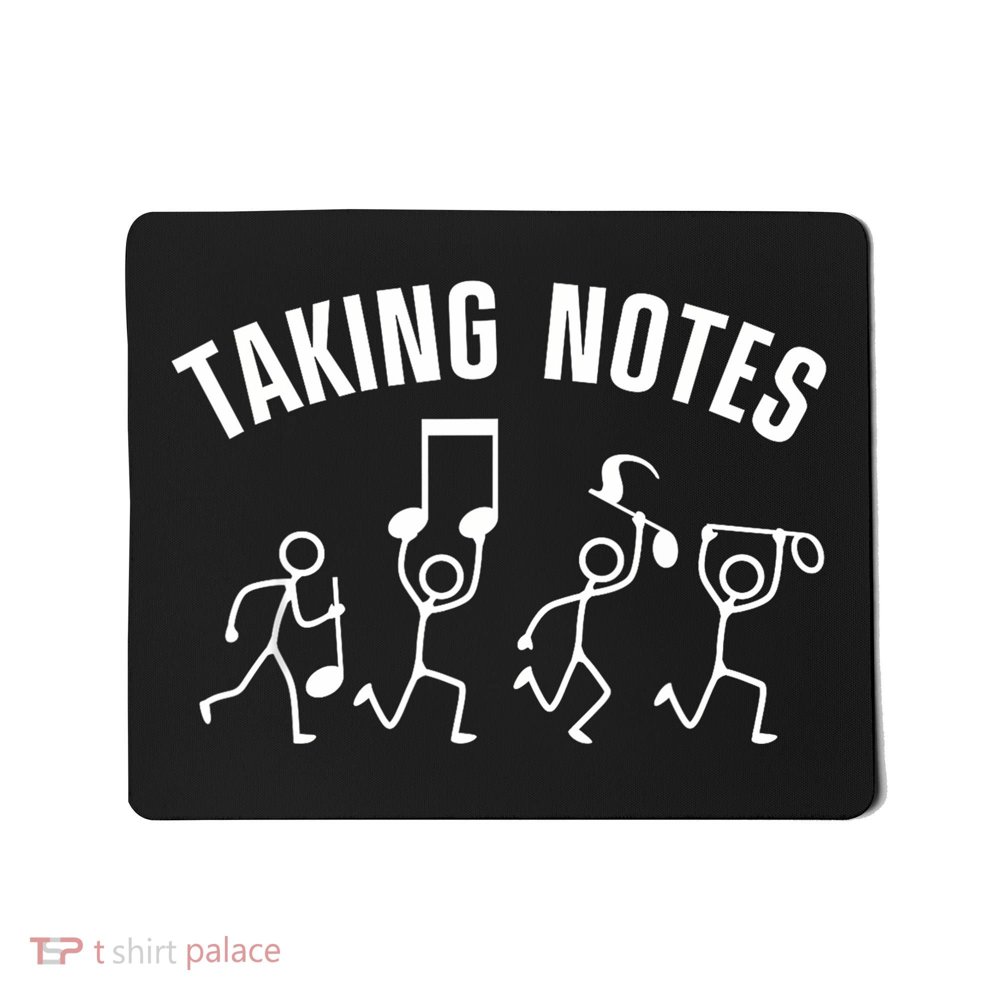 Funny Music Art For Women Musical Note Gag Music Lover Mousepad
