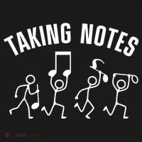 Funny Music Art For Women Musical Note Gag Music Lover Women's Tank Top thumb 5