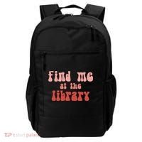 Find Me At The Library Backpack thumb 0