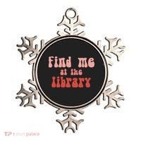 Find Me At The Library Ornament thumb 0