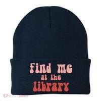 Find Me At The Library Beanie thumb 0