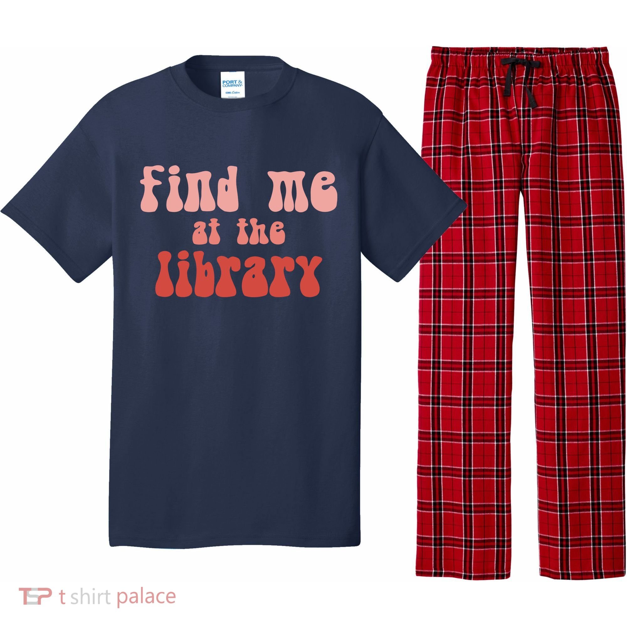 Find Me At The Library Pajama Set