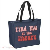 Find Me At The Library Tote Bag thumb 2