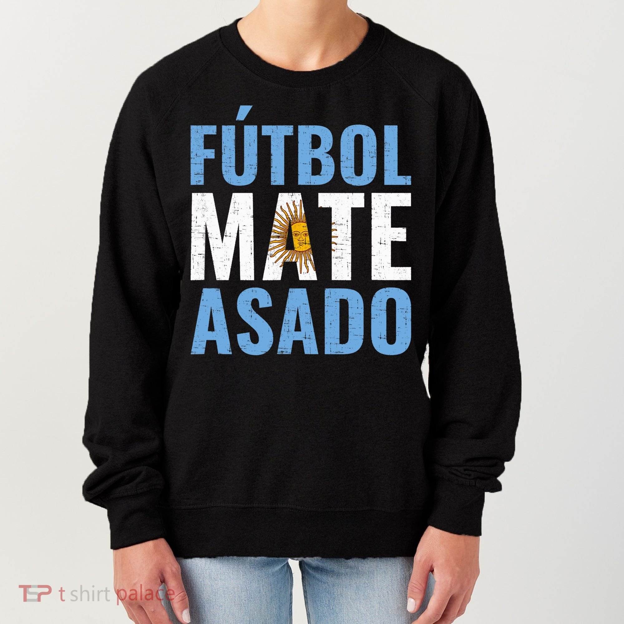 Futbol Mate Asado, Argentina Women's Sweatshirt