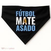 Futbol Mate Asado, Argentina USA-Made Doggie Bandana thumb 0