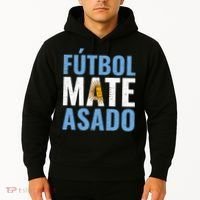 Futbol Mate Asado, Argentina Hoodie thumb 2